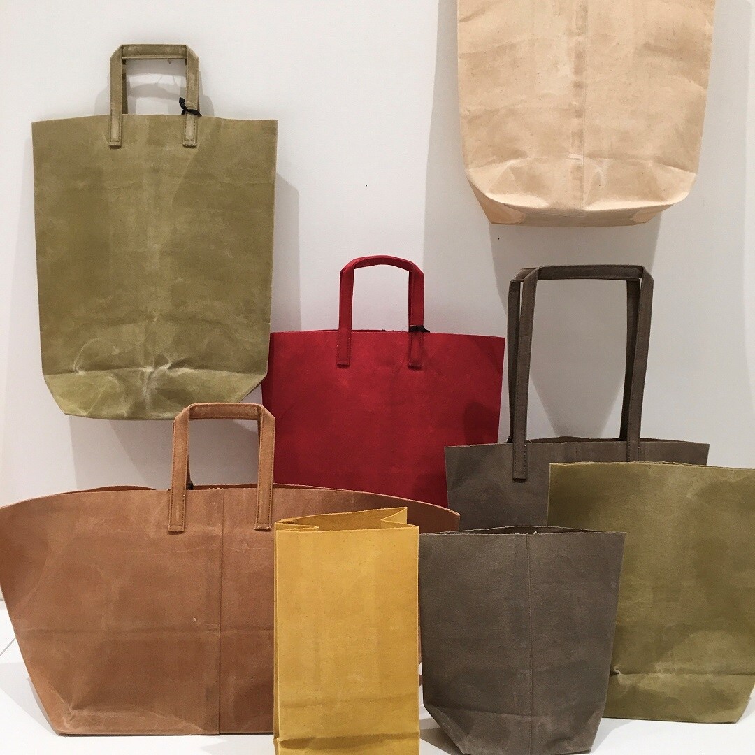 定番品】瀧川かずみ Funagata Bag XL 赤｜バスケット・収納