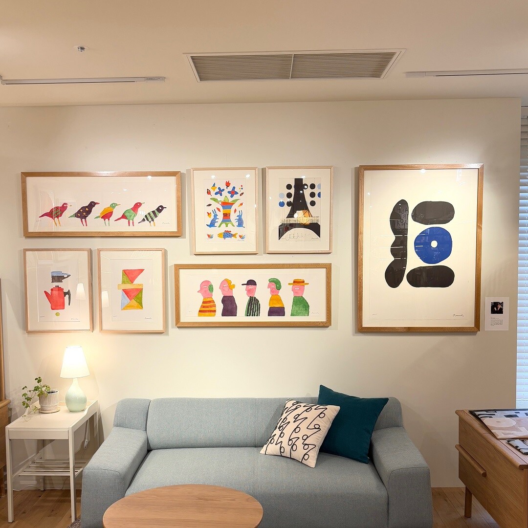 IDÉE新宿店】柚木沙弥郎リトグラフ限定復刻| 無印良品 IDÉE新宿店】柚木沙弥郎リトグラフ限定復刻| 無印良品
