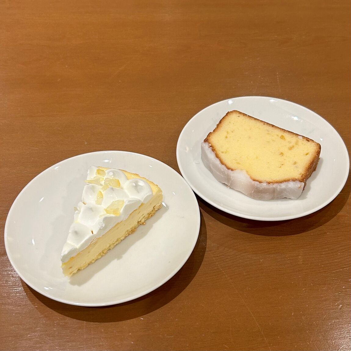 【Café＆MealMUJI近鉄四日市】レモンパウンドケーキとレモンチーズケーキ