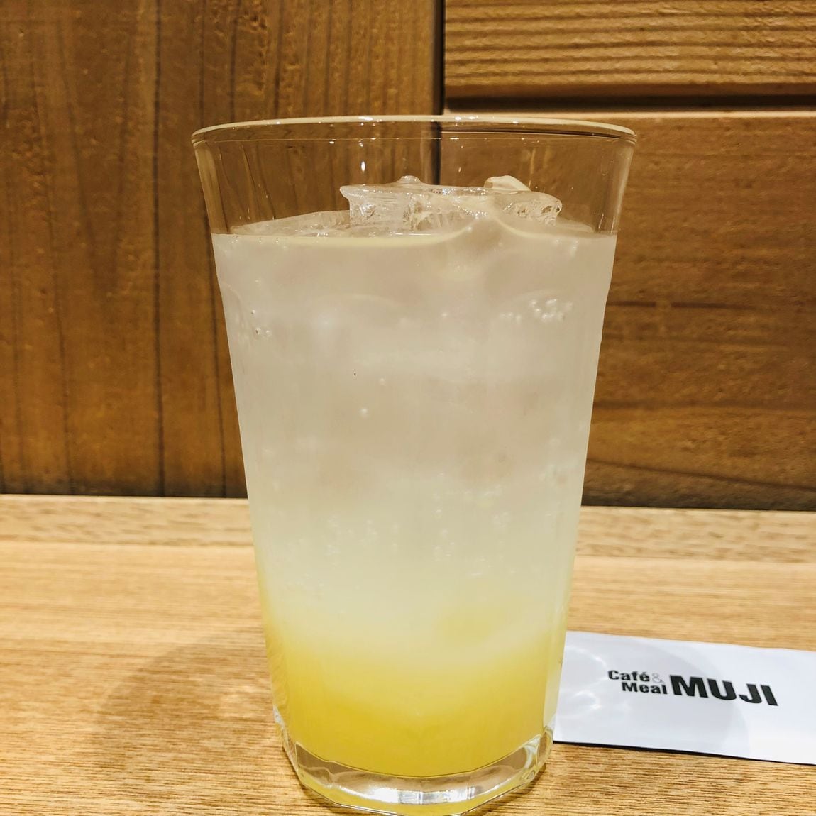 [Café＆MealMUJI近鉄四日市]柚子スカッシュ