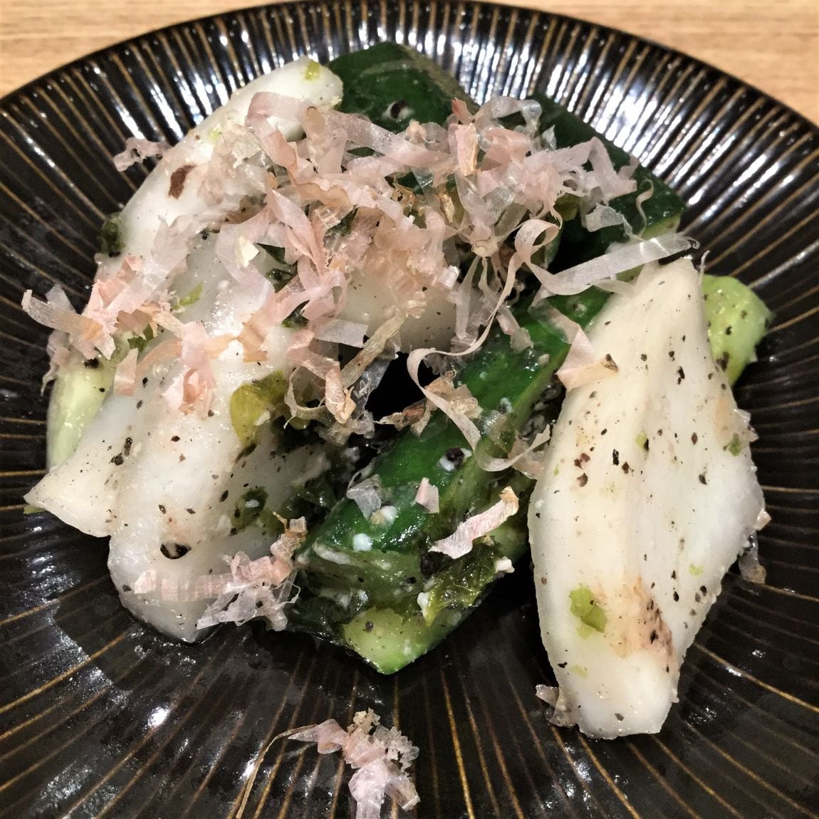 きゅうりと青さのり
