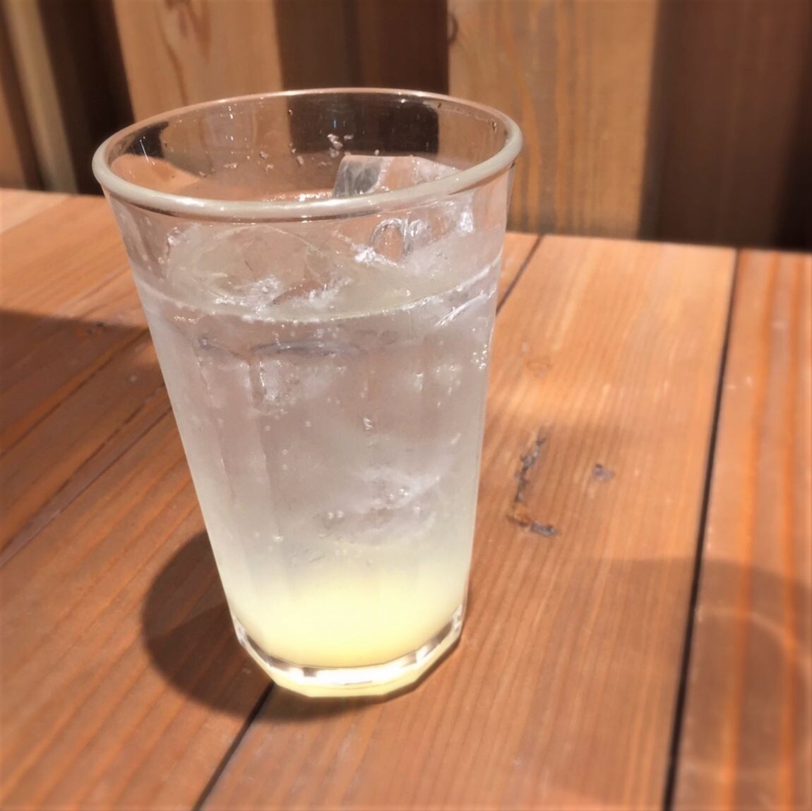 【Café＆Meal MUJI近鉄四日市】檸檬のサイダー