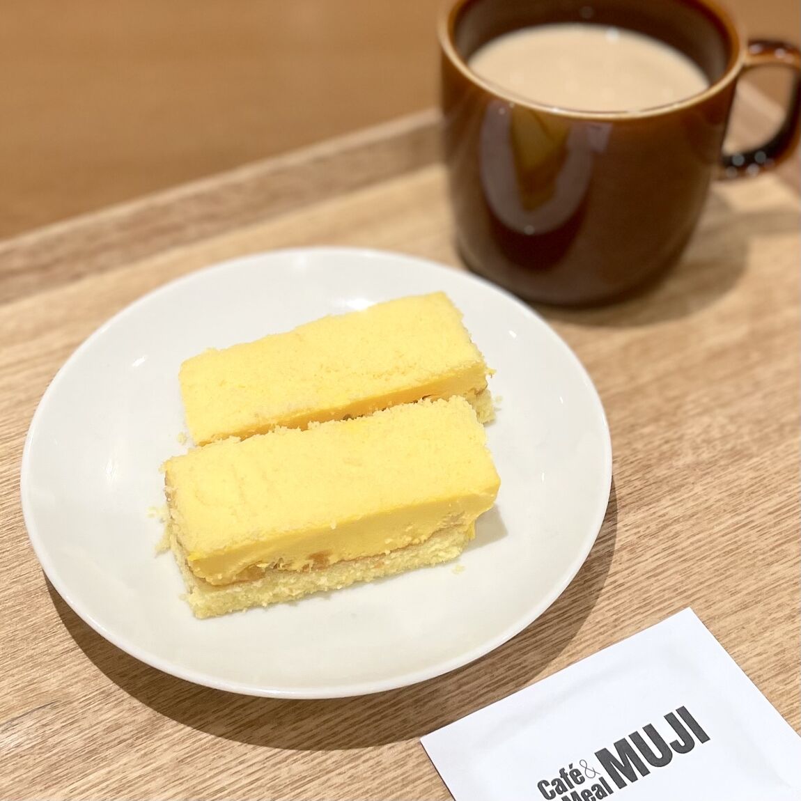 【Café＆MealMUJI近鉄四日市　爽やかな味わいのオレンジチーズケーキ】