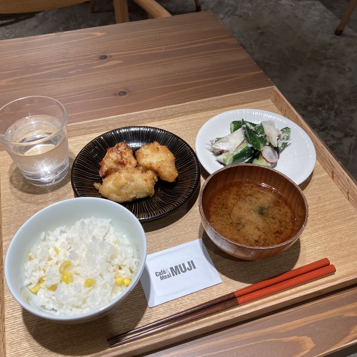 【Café＆Meal MUJI近鉄四日市】ご飯味噌汁セット