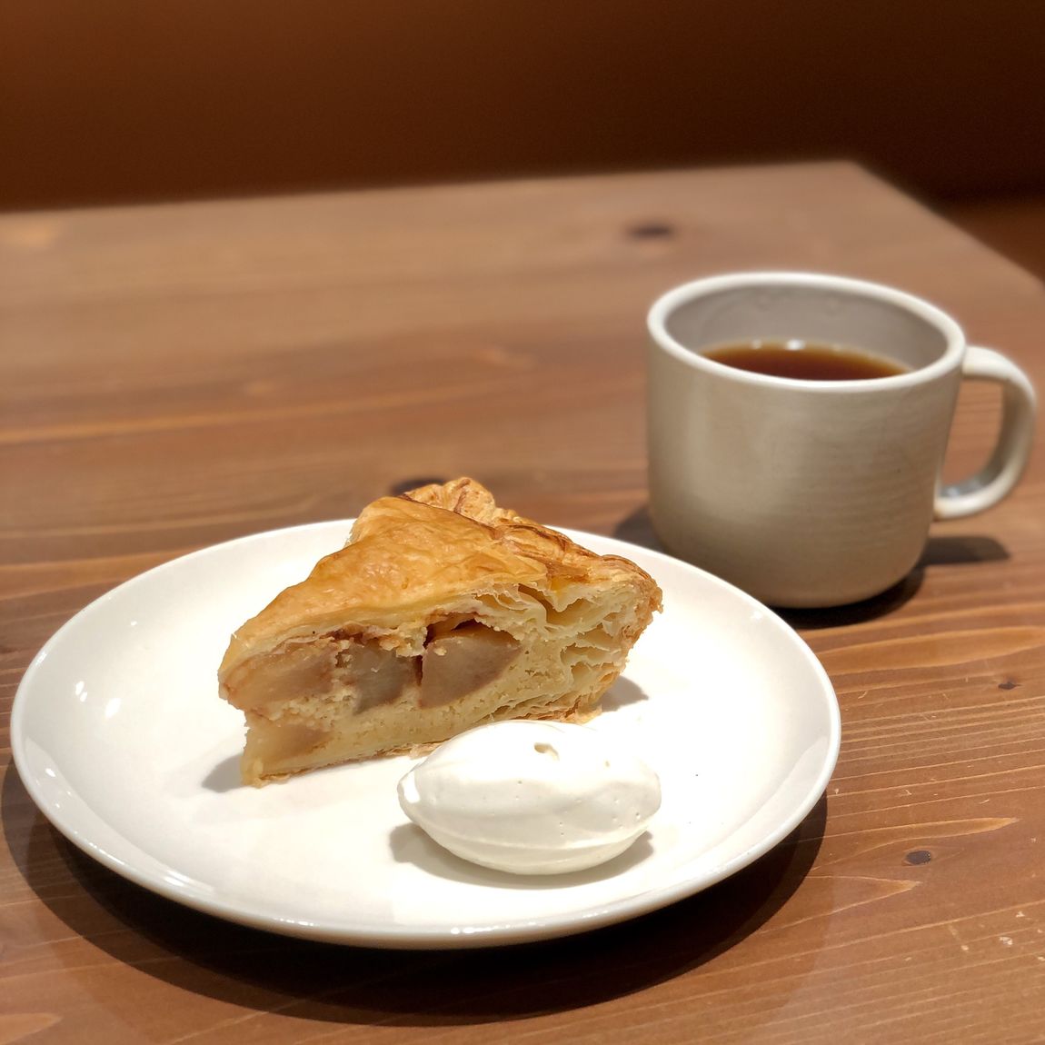 【Café＆Meal MUJI近鉄四日市】秋冬限定デザート「アップルパイ」