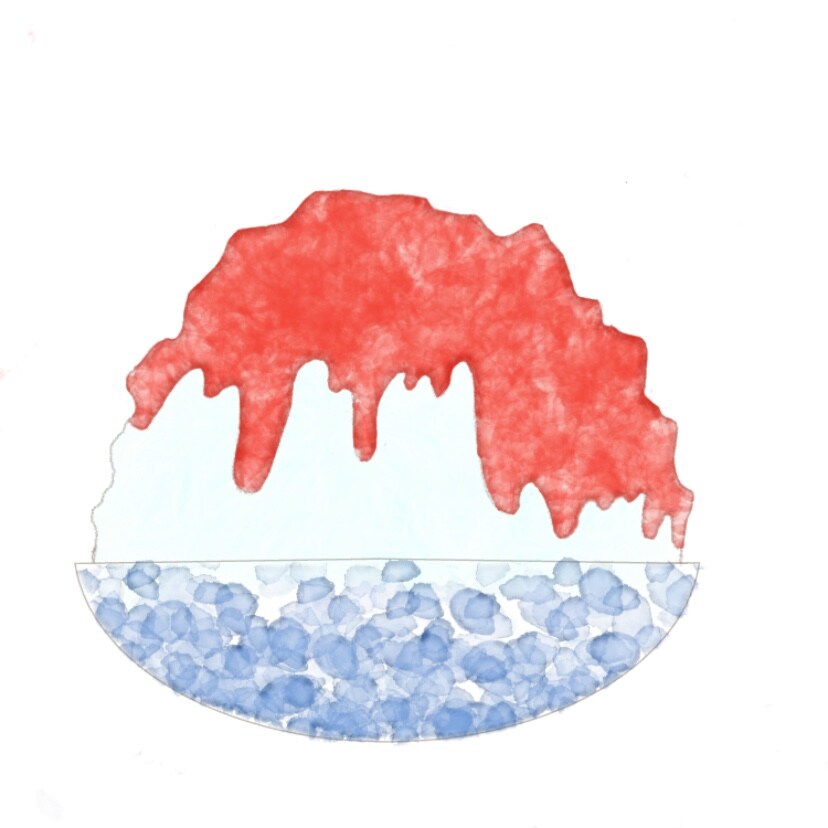 かき氷いちご