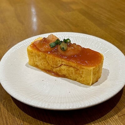 【Café&MealMUJI新百合丘オーパ】厚焼き玉子　シンガポール風チリソース