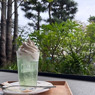 【Café＆Meal MUJI 鎌倉】メロンクリームソーダ　