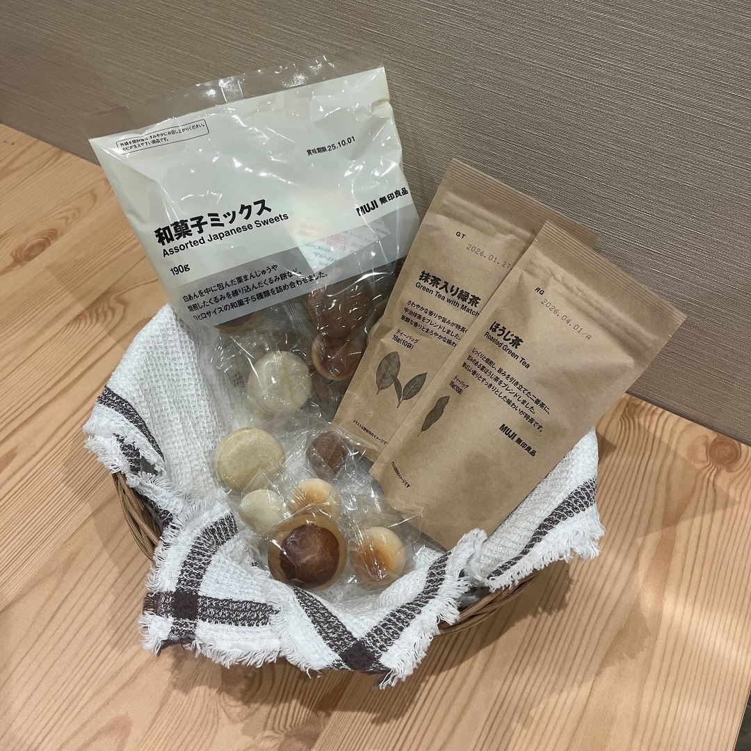 和菓子ミックスとお茶パック