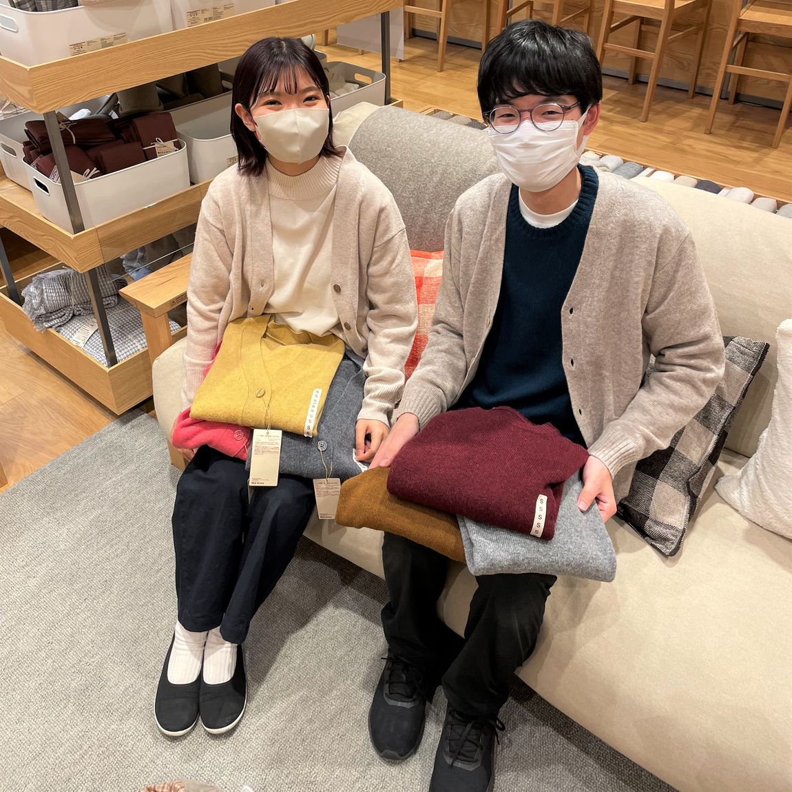 洗えるニット