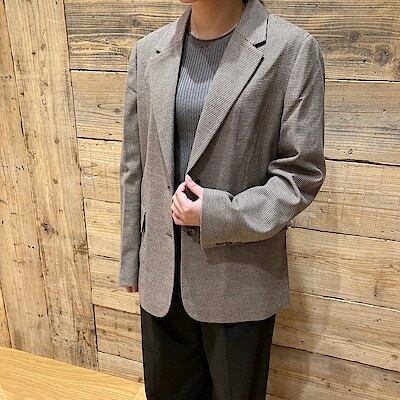 【ゆめモール柳川】新商品「起毛テーラードジャケット」で秋らしさを