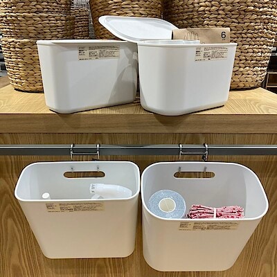 【イオン多賀城】吊るしても使える薄型収納ケース