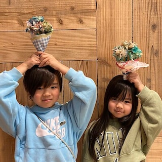 【イオン多賀城】2月22日(日)イベントレポート|オリジナルのカラフルな花束を作ろう！