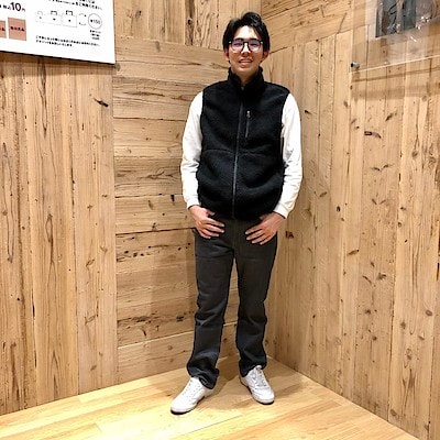 【ルビットパーク南草津】デニムコーデ183cm