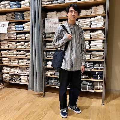 【ルビットパーク南草津】デニムコーデ175cm