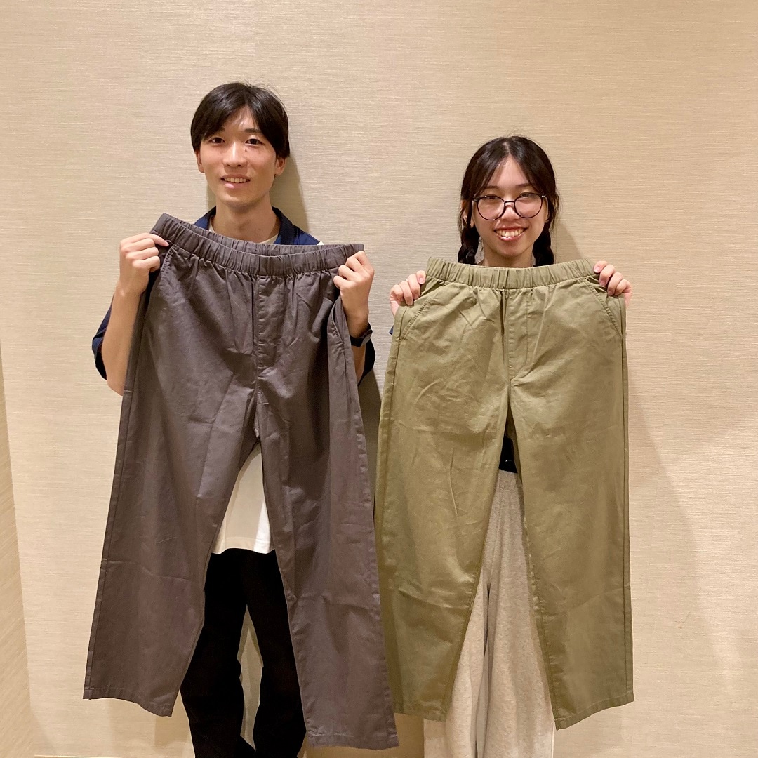 コットンイージーパンツ　キー