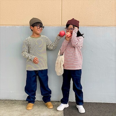 【ヨークベニマル西富山】長く着られる！長袖ボーダーシャツ