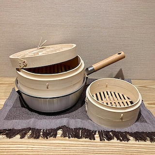 【なんばスカイオ】蒸気でふっくら蒸篭むし