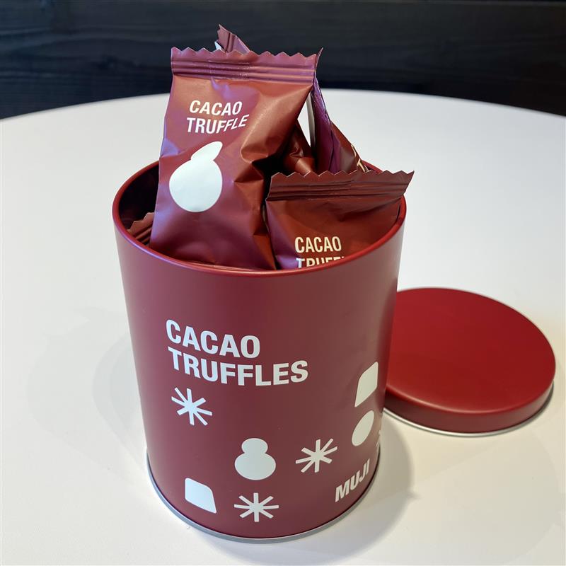 【みのおキューズモール】クリスマスプレゼントにもおすすめ！「ギフト缶カカオトリュフ 