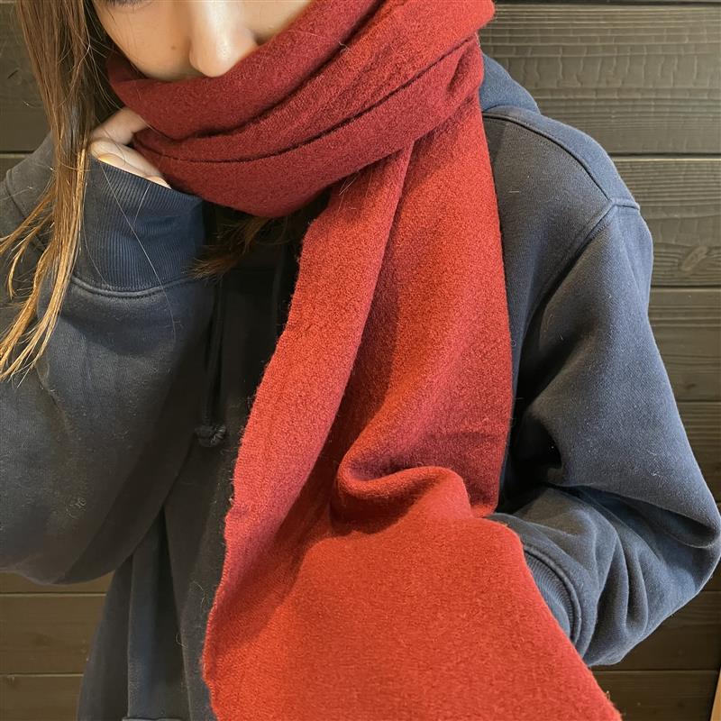 【みのおキューズモール】おしゃれに防寒！「ふっくらウールストール」 