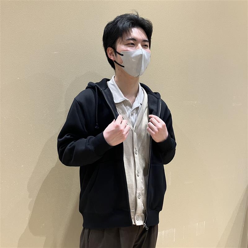 【みのおキューズモール】着回しのきく「紳士 スウェット フルジップパーカー」