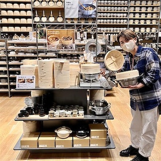 【みのおキューズモール】毎日のごはんが楽しくなる無印良品のせいろ