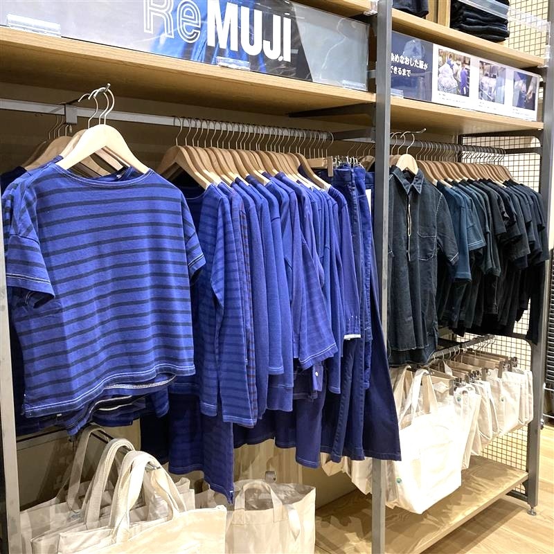 「ReMUJI」洗いなおした服、染めなおした服