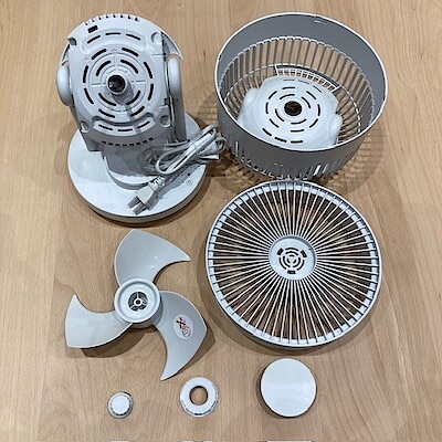 【みのおキューズモール】工具要らずでお手入れ簡単。進化したサーキュレーター。