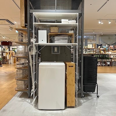 【南千里アネックス】竹材　スリムワゴンで隙間を活用