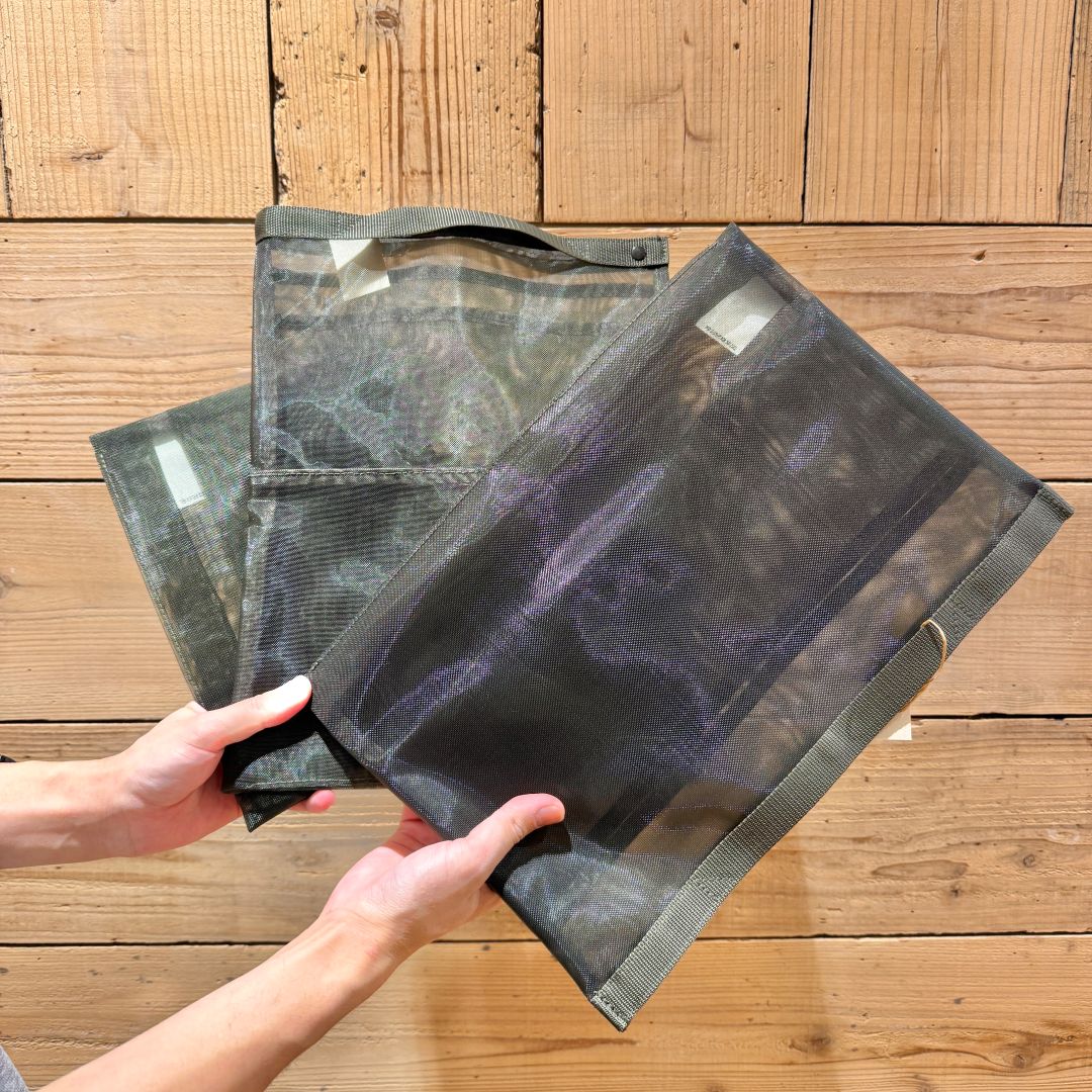 南千里アネックス　新色追加『ナイロンメッシュバッグインバッグ』