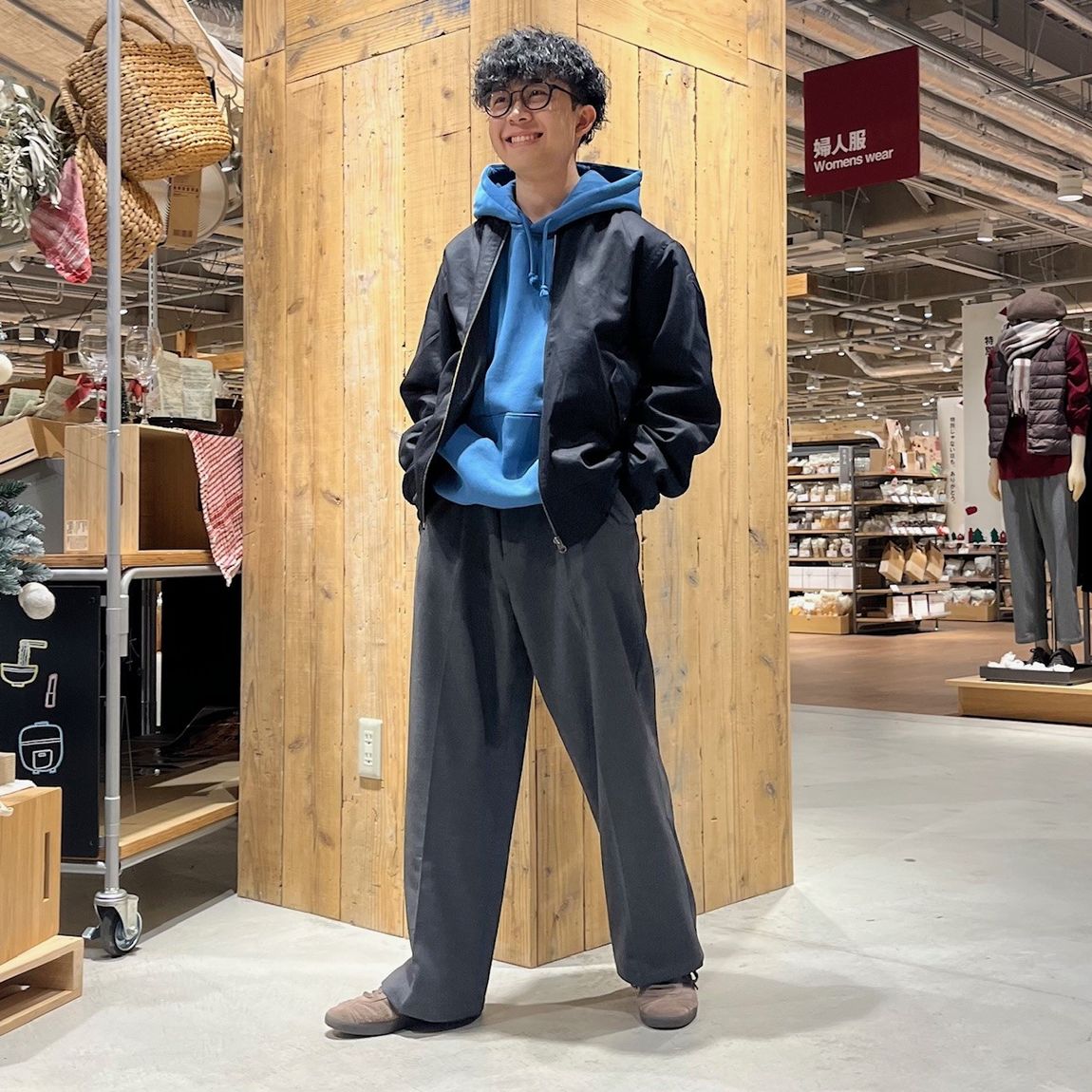 フォルテ横浜川和】 身長168cm｜ 無印良品