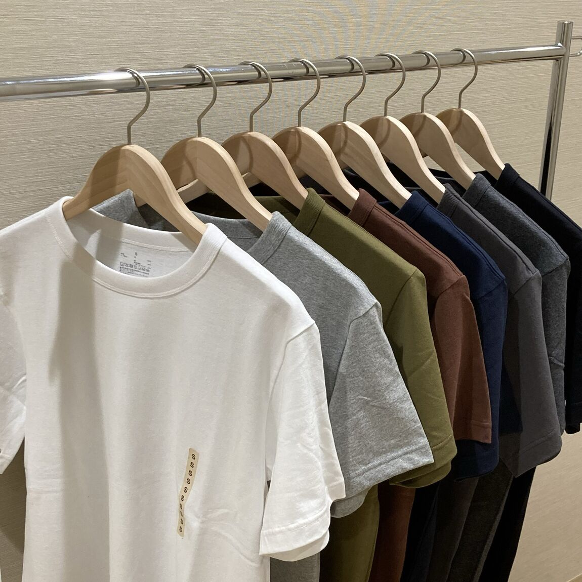 洗いざらし太番手クルーネックTシャツ