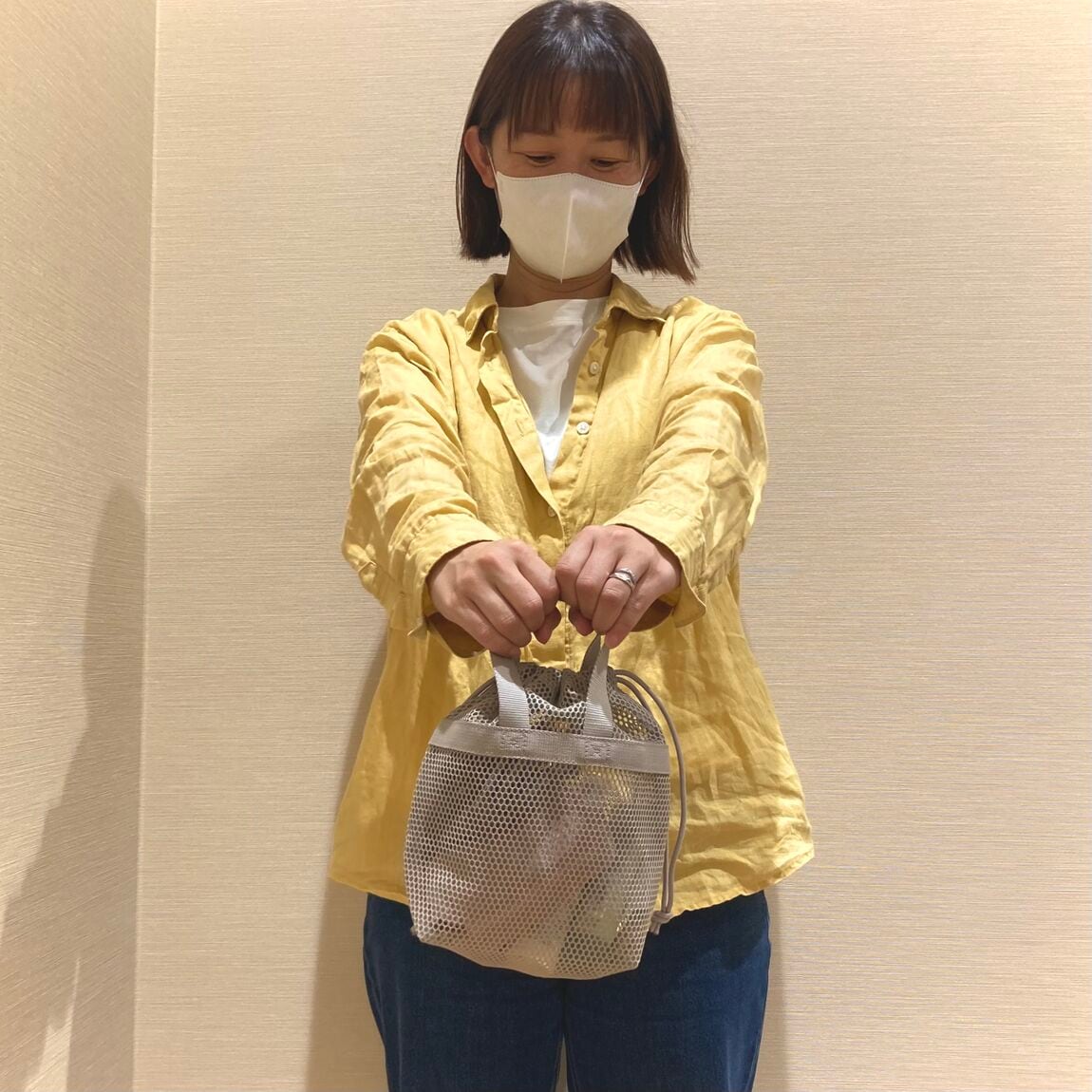 立体メッシュポーチ