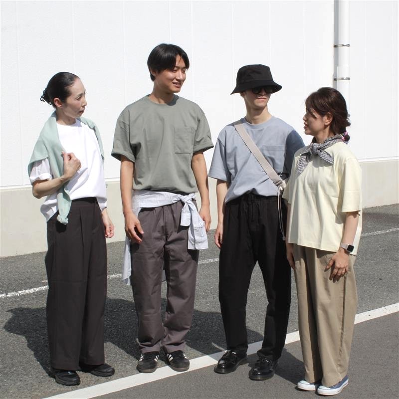 涼感UVカットワイド半袖Tシャツ　全体写真