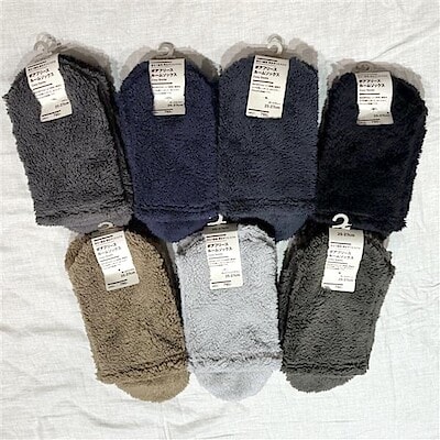 【阪急西宮ガーデンズ】足元あたたかボアフリースルームソックス