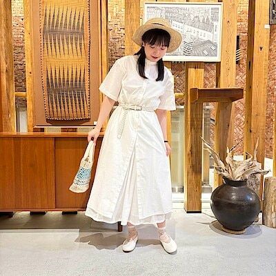 【阪急西宮ガーデンズ】身長158㎝「神戸松蔭女子学院大学生が着こなす無印良品の服