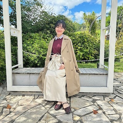 【阪急西宮ガーデンズ】身長158㎝「神戸松蔭女子学院大学生が着こなす無印良品の服」