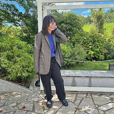 【阪急西宮ガーデンズ】身長151㎝「神戸松蔭女子学院大学生が着こなす無印良品の服 」　