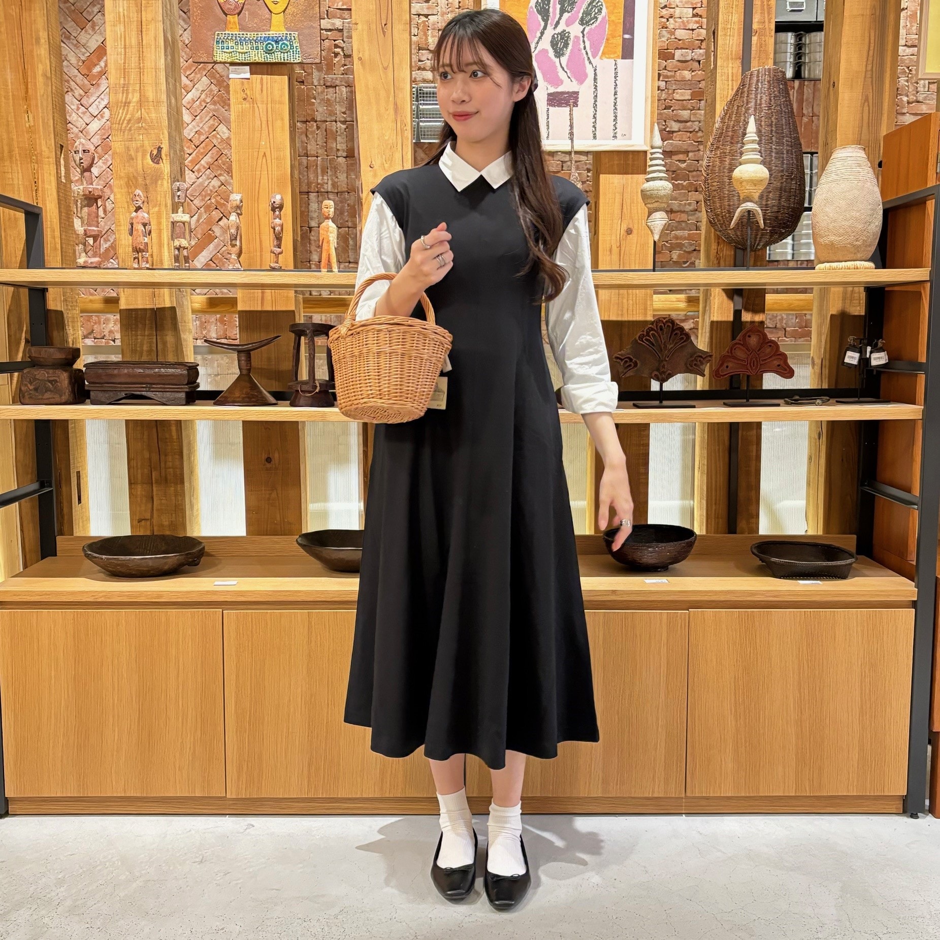 阪急西宮ガーデンズ】身長171㎝「神戸松蔭女子学院大学生が着こなす