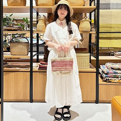 【阪急西宮ガーデンズ】身長153㎝「神戸松蔭女子学院大学生が着こなす無印良品の服 」