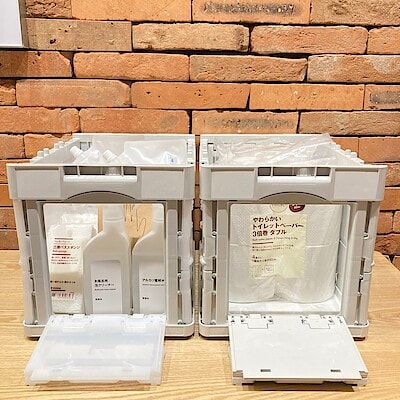 【阪急西宮ガーデンズ】折りたたみコンテナの種類が増えました