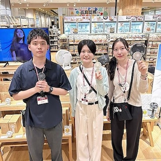 【LICOPA鶴見】「充電式コンパクトハンディファン」 