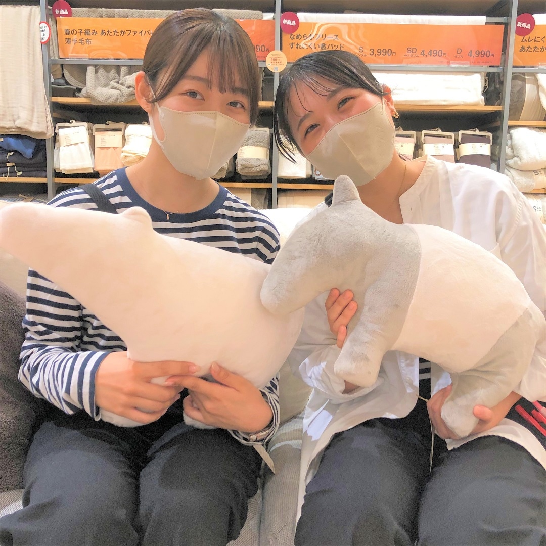 LICOPA鶴見】ギュッとしたくなる動物クッション｜ 無印良品