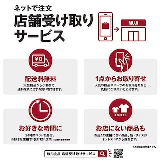 【無印良品 植木】店舗受取サービスのご案内