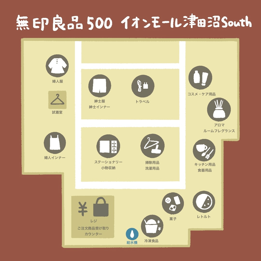 Southフロアマップ