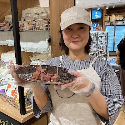 【飯田アップルロード】不揃い紫さつまいもバウム等、2日間の試食販売の様子をお伝えします！　　