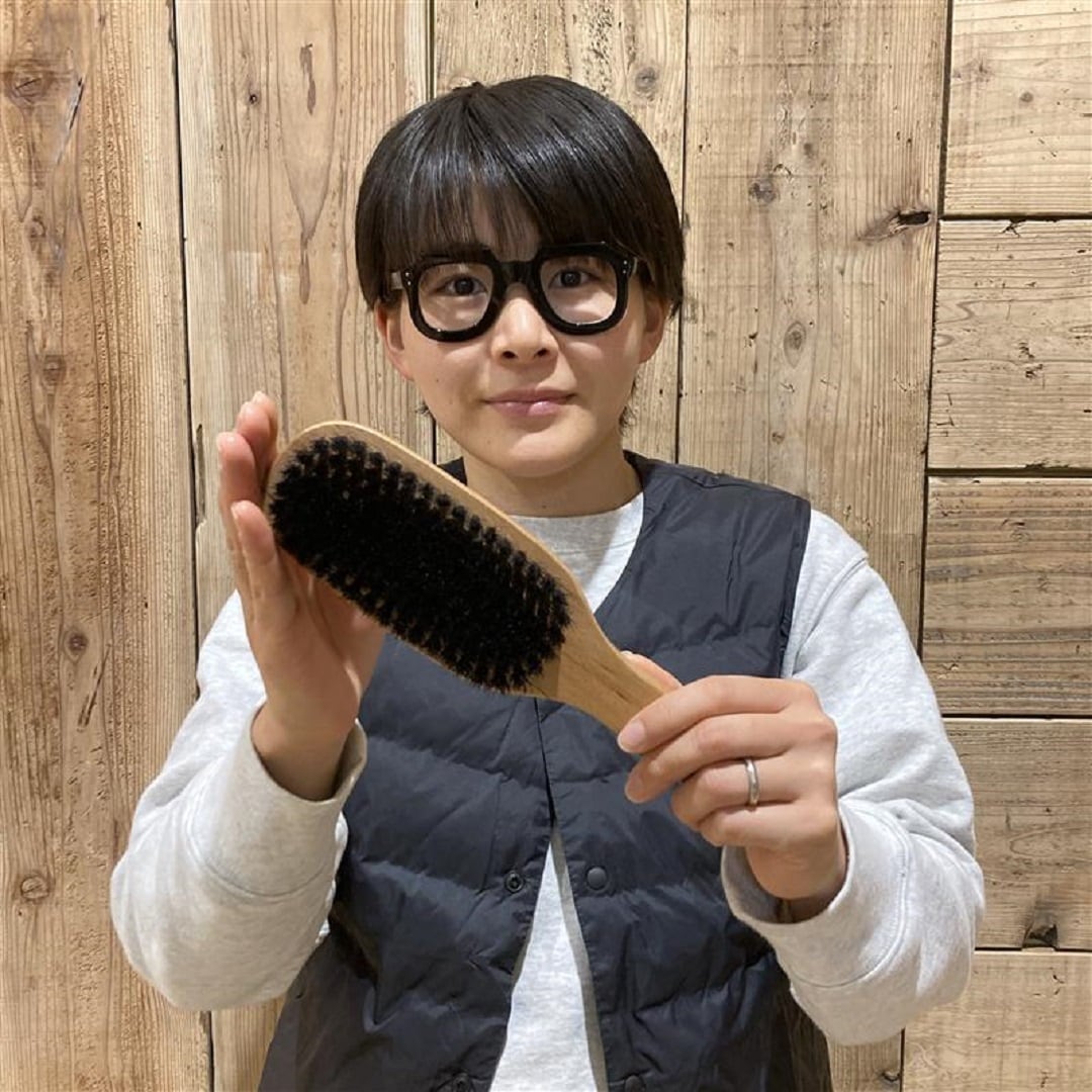 ブナ材洋服ブラシ