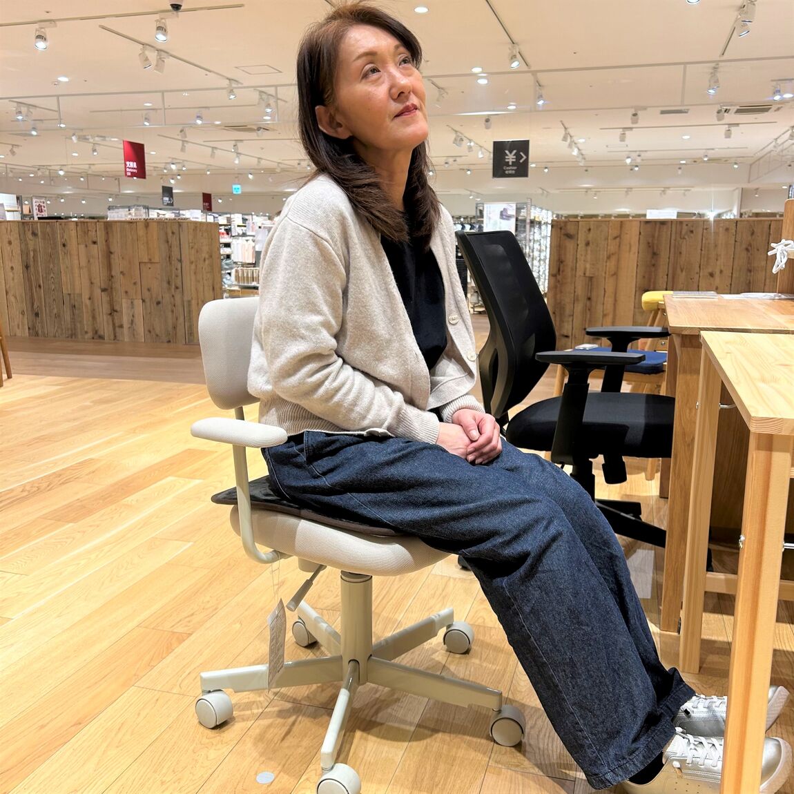 ホットマットに座っている画像