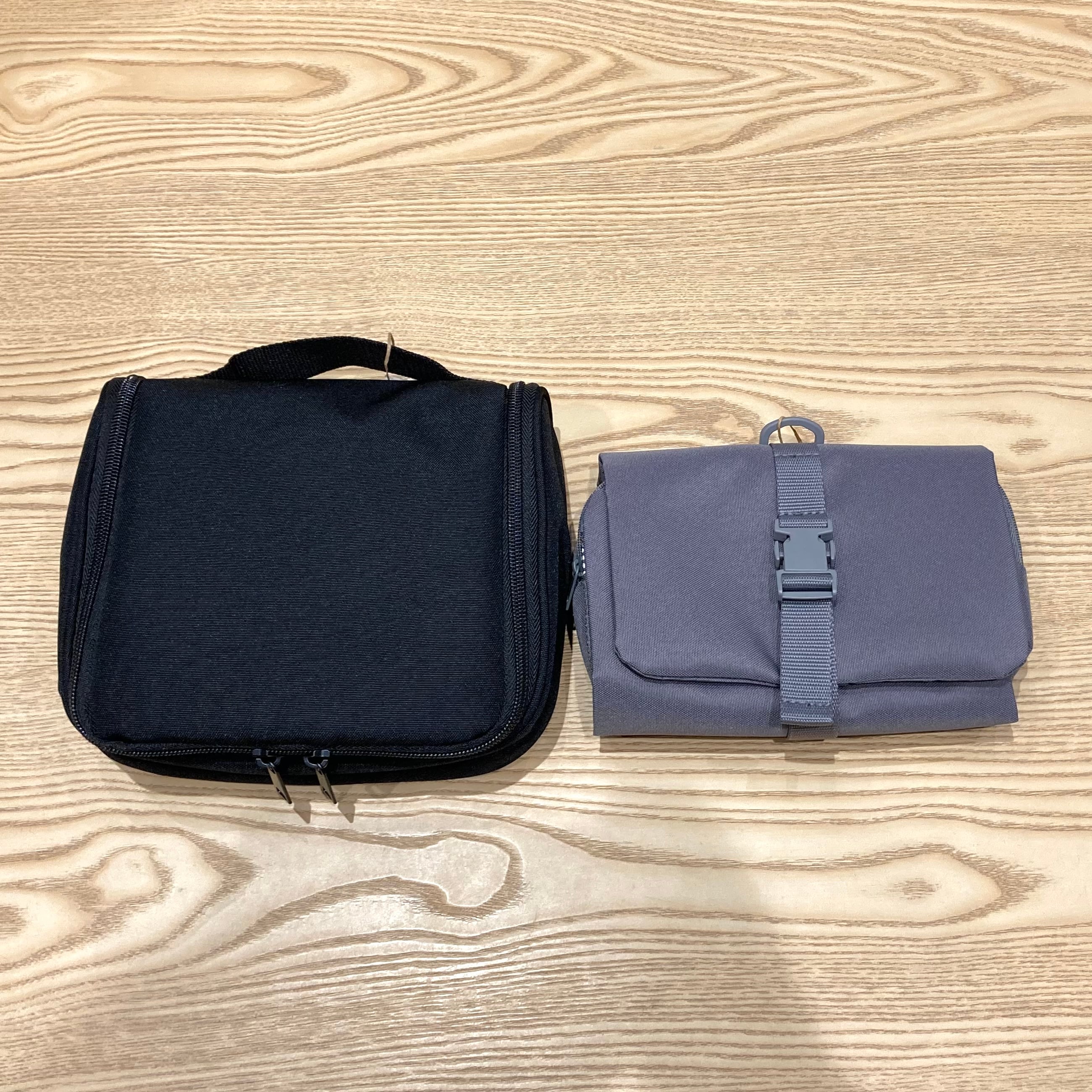 ポリエステル　吊るして使える洗面用具ケース