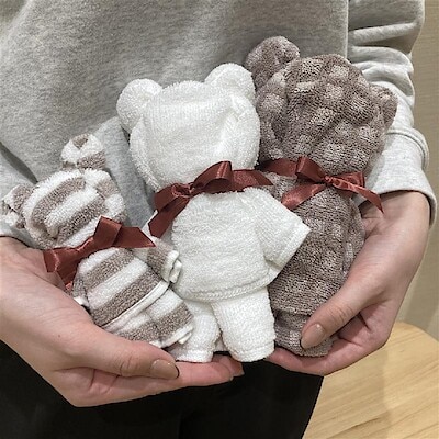 【秋田山王】タオルでくまのぬいぐるみを作ってみませんか？